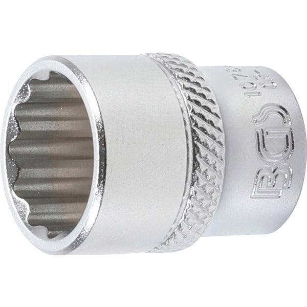 BGS Steckschlüssel-Einsatz Zwölfkant Antrieb Innenvierkant 6,3 mm (1/4) SW 14 mm - 10784