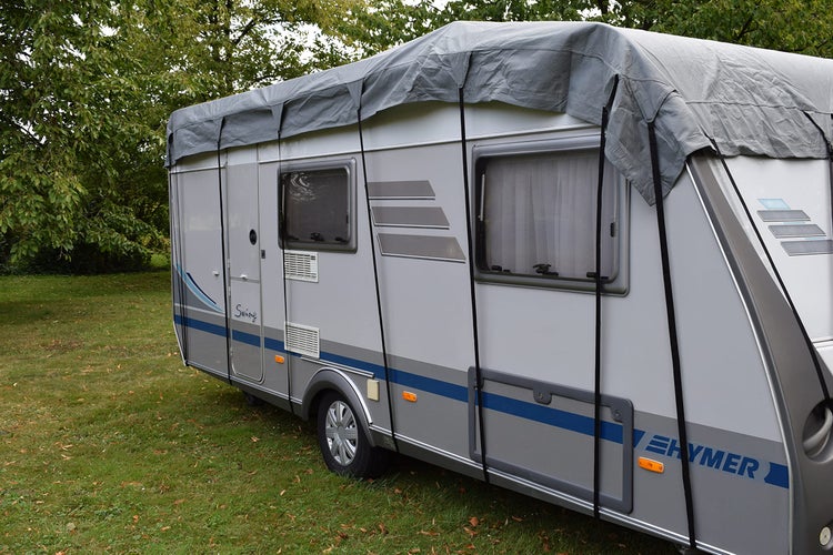 GreenYard® Wohnwagen Schutzdach 550 cm Abdeckplane Wohnmobilschutzdach