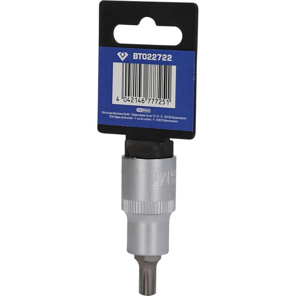 Steckschlüssel mit Innenvielzahnaufnahme