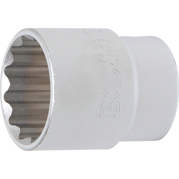 BGS Steckschlüssel-Einsatz Zwölfkant Antrieb Innenvierkant 20 mm (3/4) SW 36 mm - 7436