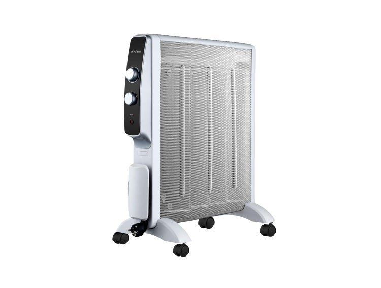 Purline Heizkörper aus Metall mit Rollen