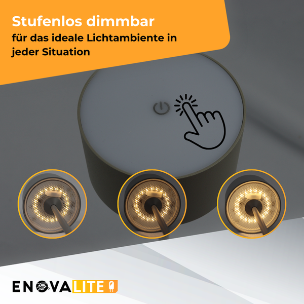 Stufenlos dimmbare Leuchte für jede Situation