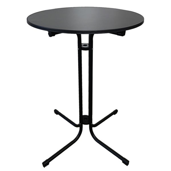 Stehtisch mit runder Tischplatte und Metallgestell