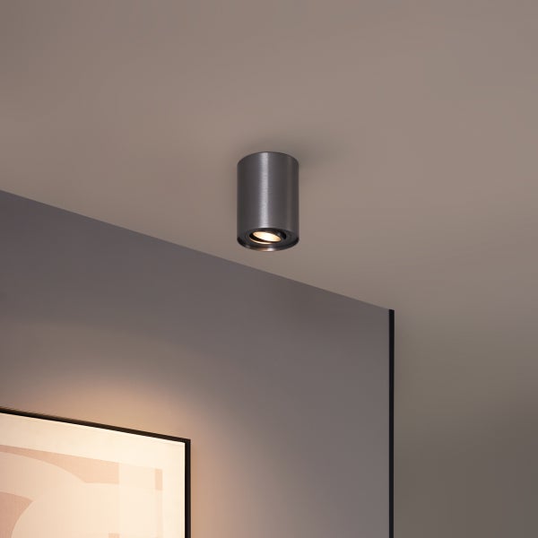 Moderner Einbaustrahler Gunmetal GU10 50mm schwenkbar - Rondoo Up