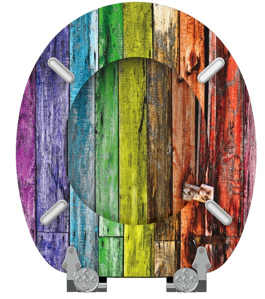 WC-Sitz mit Absenkautomatik Rainbow