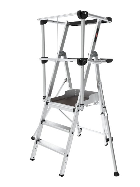 Aluminium Arbeitsbühne mit Geländer für sicheres Arbeiten in der Höhe