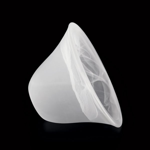 Lampenschirm aus Glas in Glockenform für eine Leuchte