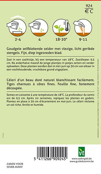 Informationen zur Aussaat von Selleriesamen