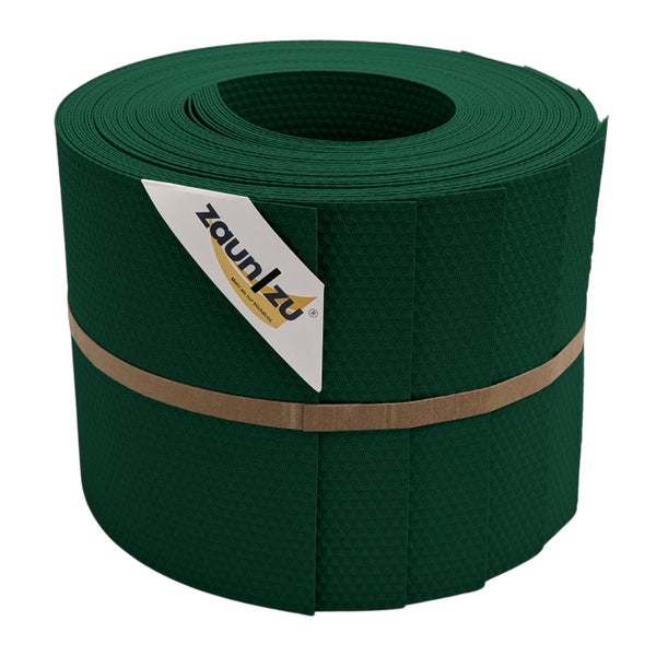 Rolle Zaunfolie mit Zaunblende und Zaunlzu Logo