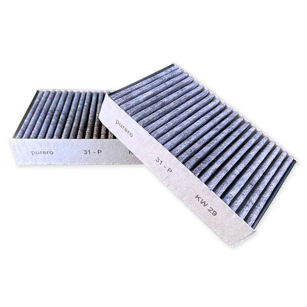 PURERO Aktivkohlefilter als Ersatz für Miele DKF 31-P Active Air Clean Filter Dunstabzug Kochfeld (2 Stck)