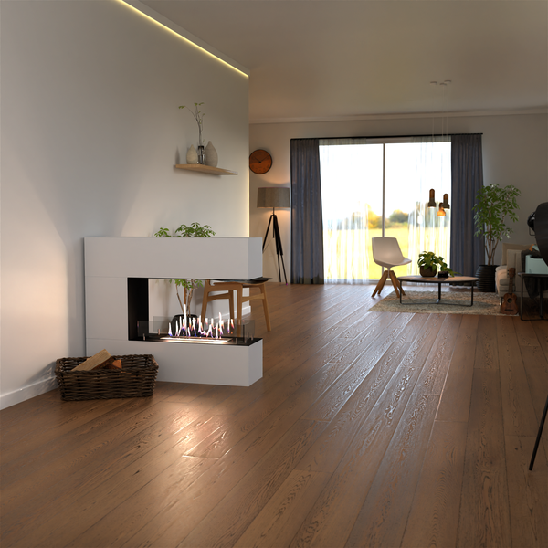 GLOW FIRE Ethanol Kamin 'Orkland mini' | Ethanolofen in weiß mit 3 Std. Brenndauer und 3 KW Heizleistung | BxHxT: 110x90x30 cm