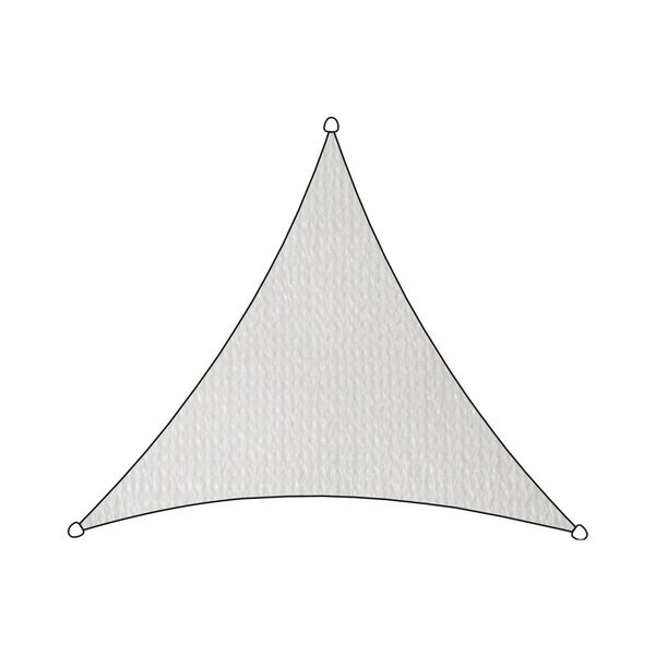 Livin'outdoor sonnensegel Iseo HDPE Dreieck 5m weiß