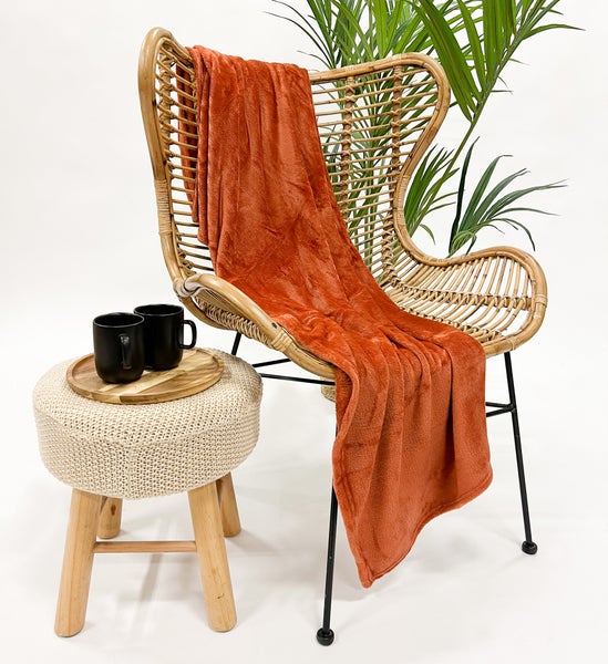 Wohndecke Sidney - Orange 140x180 cm