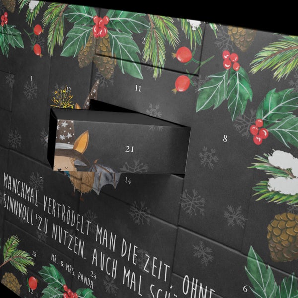 Mr. & Mrs. Panda Befüllbarer Adventskalender Fledermaus Zauberer - Schwarz