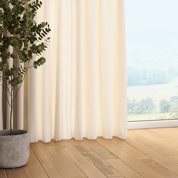 VORHANG Loneta grau und beige, 130x100 cm
