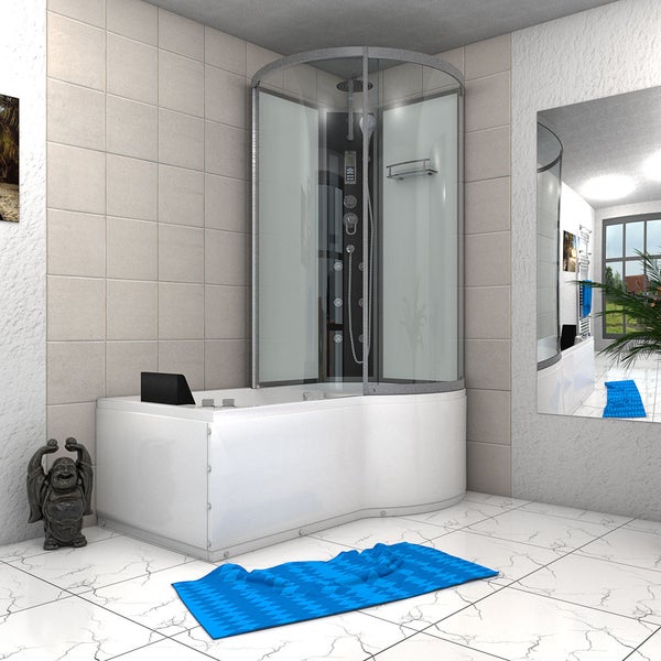 Whirlpool Wanne Duschkabine ws K50-L01-WP-EC 170x1