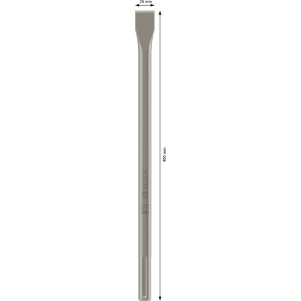 Bosch PRO SDS max-4C Flachmeißel-Set 25 x 400 mm - 2608690125
