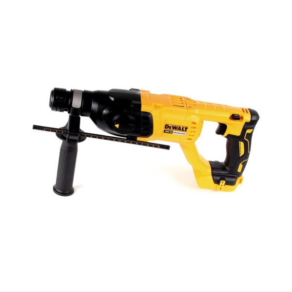 DeWalt Akku-Bohrhammer 18 Volt bürstenlos mit Zusatzhandgriff und Tiefenanschlag