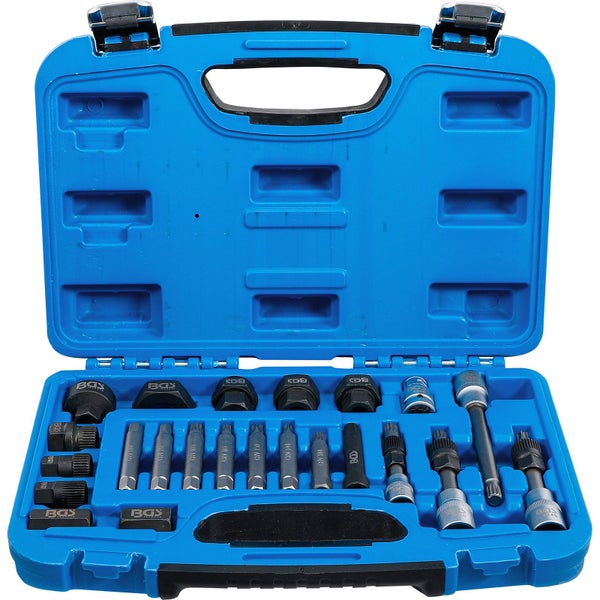 BGS Werkzeugkoffer mit verschiedenen Steckschlüsseln und Bits