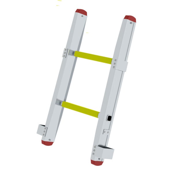 Aluminium-Leiter mit Sprossen