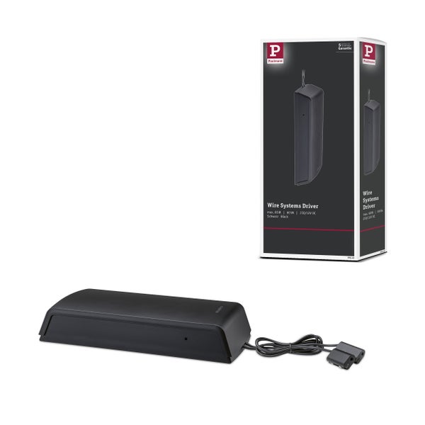 Seilsystem Driver max. 60W 230/12V Schwarz