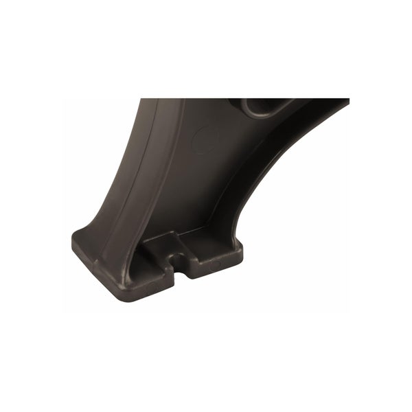 PROREGAL Gartenbank Jamaika 4 Sitzer Braun HxBxT 80 x 200 x 64 cm Witterungskunststoff & UV Beständiger Kunststoff Parkbank Sitzbank
