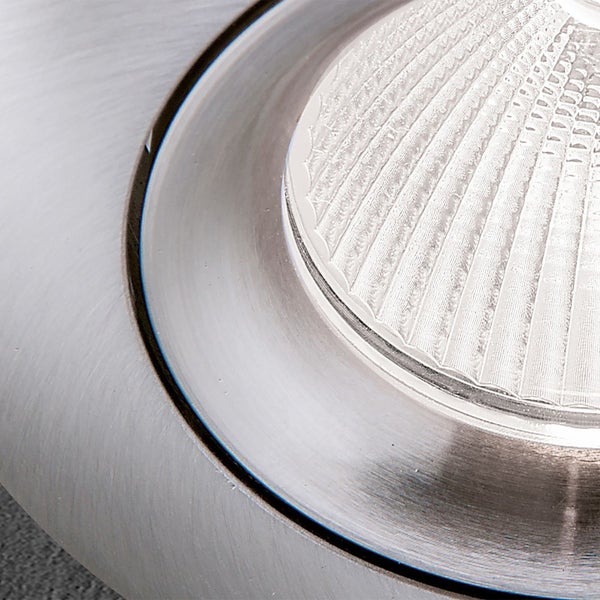 Einbaustrahler Aluminium GU10 Ø 9cm Satin