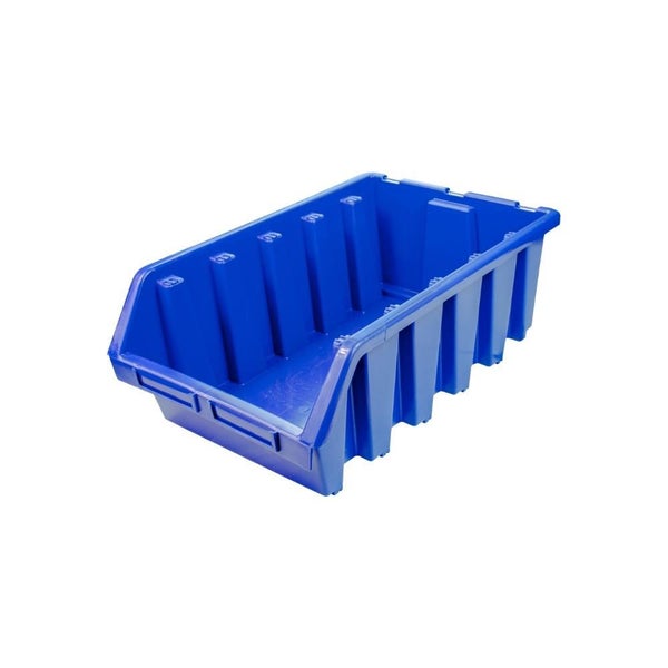 PROREGAL SuperSparSet 10x Sichtlagerbox 5 HxBxT 18,7 x 33,3 x 50 cm Polypropylen Blau
