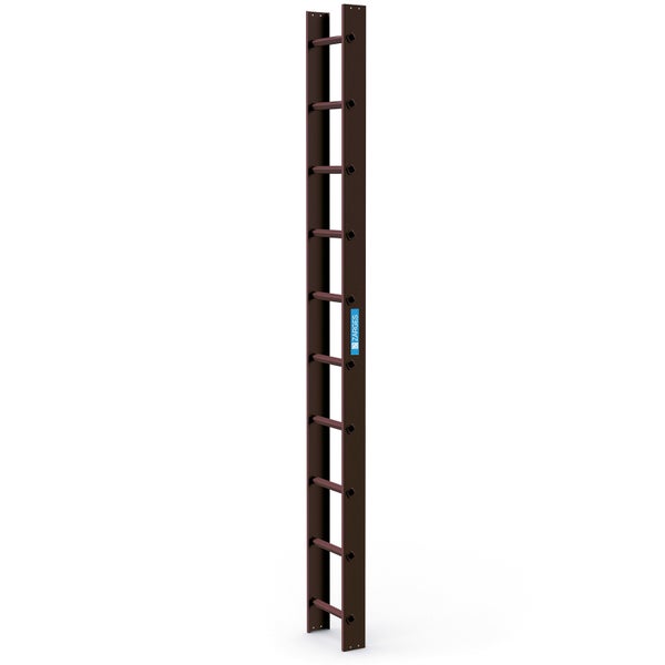 Zarges Dachleiter 10 Sprossen braun