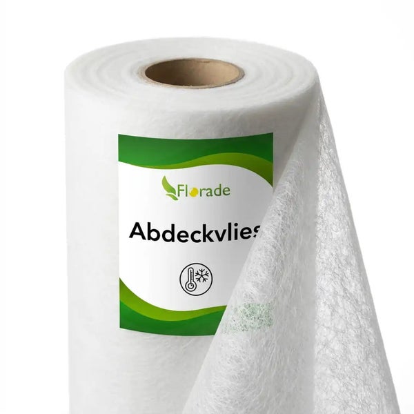 Eine Rolle Florade Wintervlies zum Schutz von Pflanzen vor Frost und Kälte.
