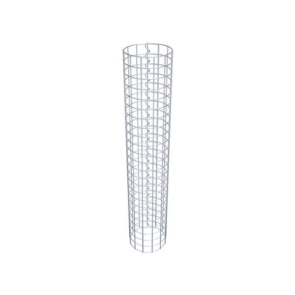 Gabionensäule Durchmesser 22 cm MW 5 x 5 cm rund - Höhe: 120 cm