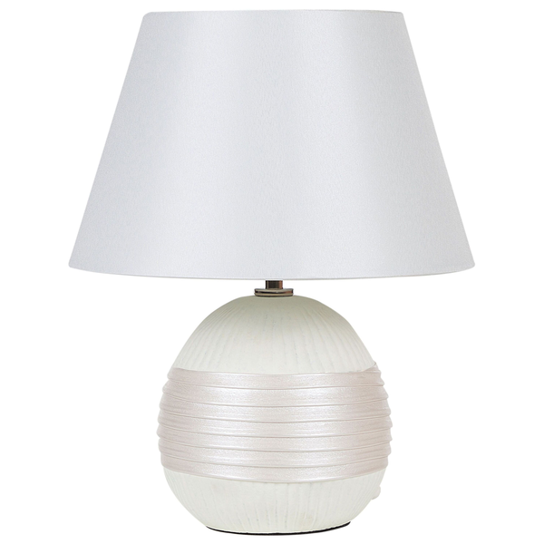 Tischleuchte SADO Keramik Beige