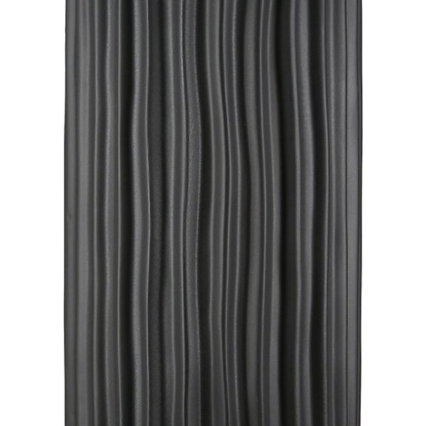 Vase GILDE Höhe 58 cm schwarz Keramik