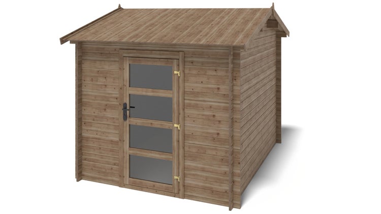 Gartenhaus, Gerätehaus 6m2 - 2x3m - 28mm - Imprägniert