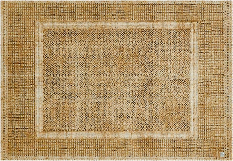 Fußmatte Barbara Becker Square 67 x 110 cm in Gelb