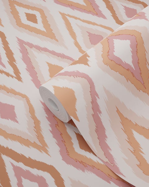 Rolle Tapete mit abstraktem Diamantenmuster