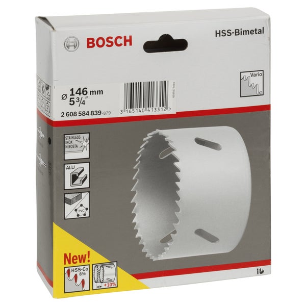 Bosch Lochsäge HSS-Bimetall für Standardadapter 146 mm 5 3/4 - 2608584839