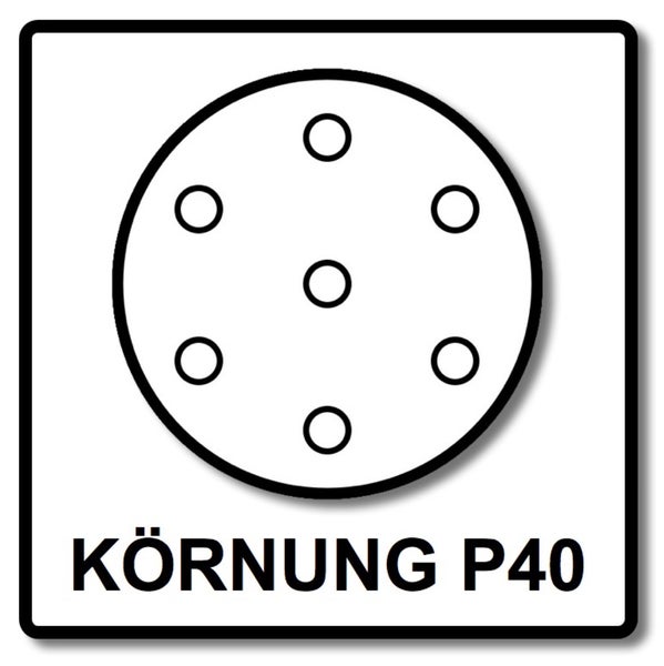 Festool Rubin 2 STF D90/8 P40 RU2/50 Schleifscheibe 90 mm P40 50 Stk. ( 499077 ) für Getriebe Exzenterschleifer RO 90 DX
