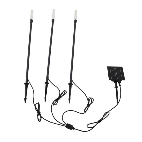 Lindby 3er Set LED Balian (Modern) in Schwarz aus Aluminium (1 flammig, )