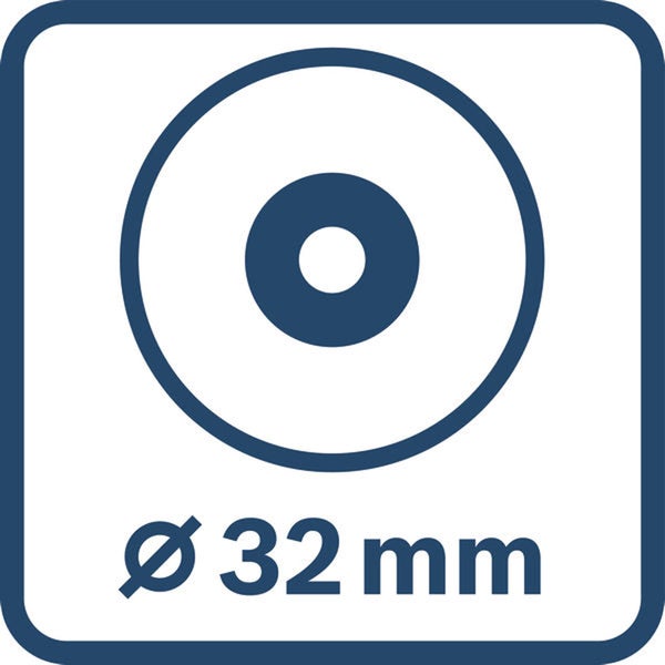 Symbol für 32 Millimeter Durchmesser