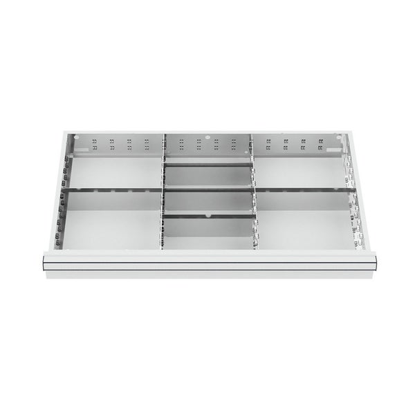WS24 Schubladeneinteilung Metalleinteilung BLH 75 mm Innenmaß 800 x 450 mm - WS24-100293