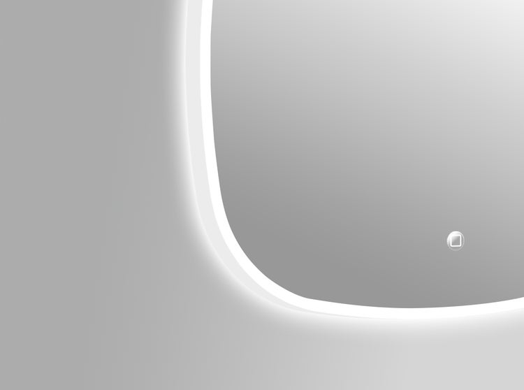 Wandspiegel mit integrierter LED Beleuchtung und Touch Sensor Schalter