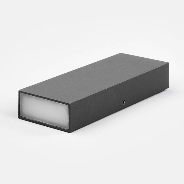 Lucande LED Wandleuchte außen Corda (spritzwassergeschützt (Modern) in Schwarz aus Aluminium (2 flammig, ) - Außenwandleuchten Wandlampe Led Außenlampe Outdoor für Außenwand/Hauswand