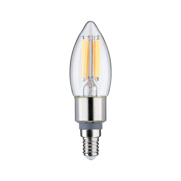 Filament 230V LED Kerze E14 470lm 5W Dim to warm dimmbar Klar