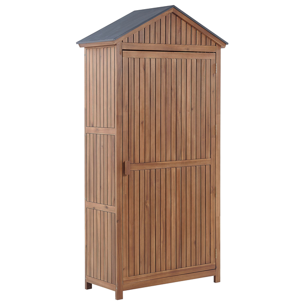 Gartenschrank SAVOCA Akazienholz 100 cm 40 cm Braun