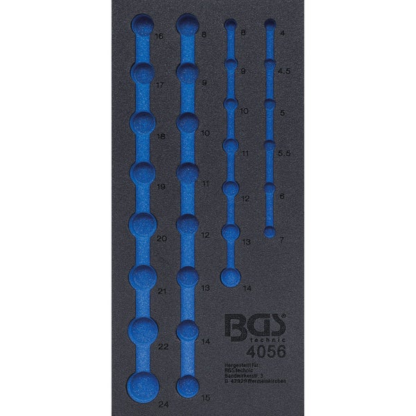 BGS Werkstattwageneinlage 1/3 leer für Art. 4056 - 4056-1