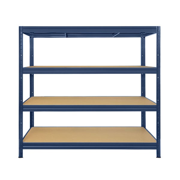 FLOORDIREKT Weitspannregal - Grau - Regal für Keller & Werkstatt - Traglast bis 1500 kg - 177 x 160 x 60 cm