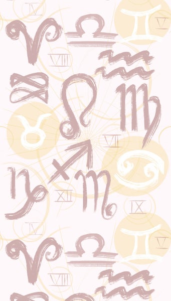 Nahtloses Muster mit Tierkreiszeichen