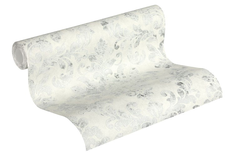 Eine Rolle Tapete mit floralem Muster