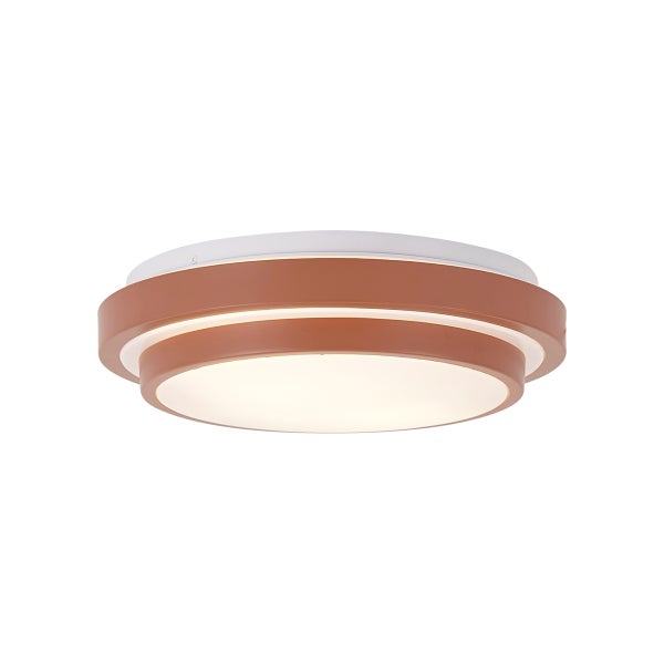Runde LED Deckenleuchte mit zweistufigem Design und opaler Abdeckung